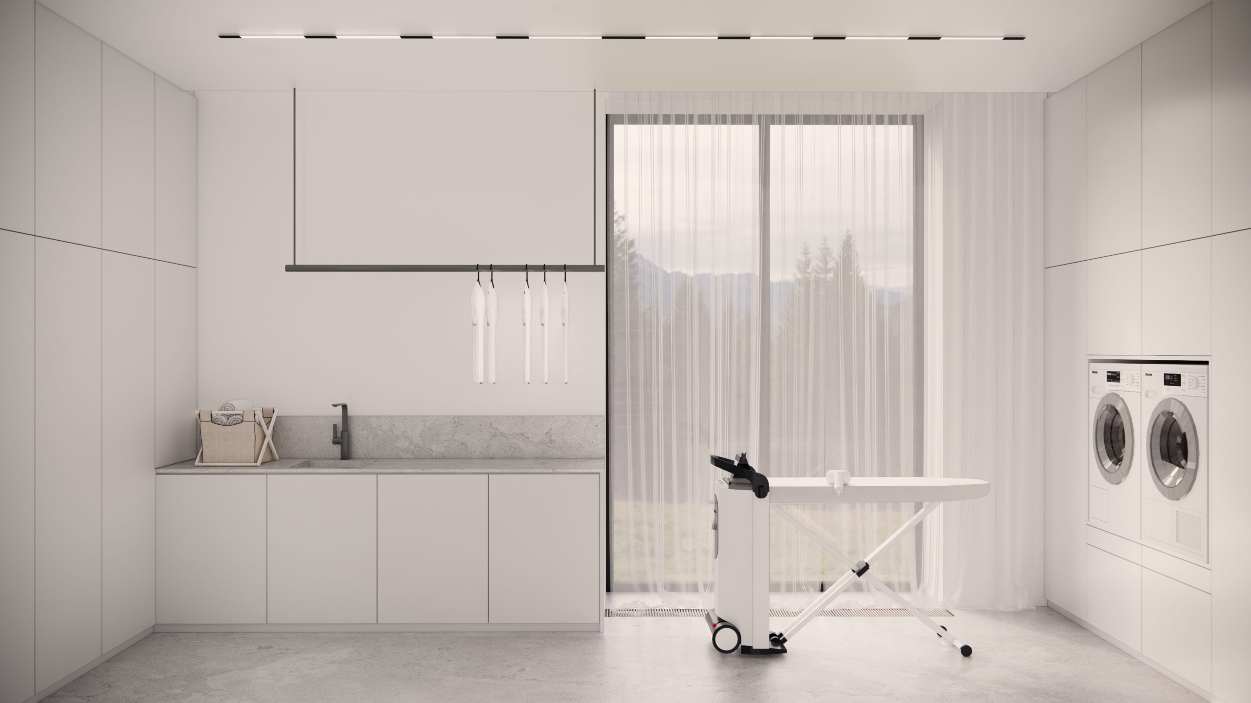 pralnia Projektowanie wnętrz Warszawa