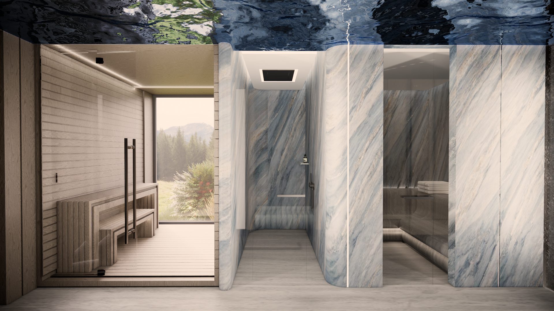 siłownia i spa Projektowanie wnętrz Warszawa