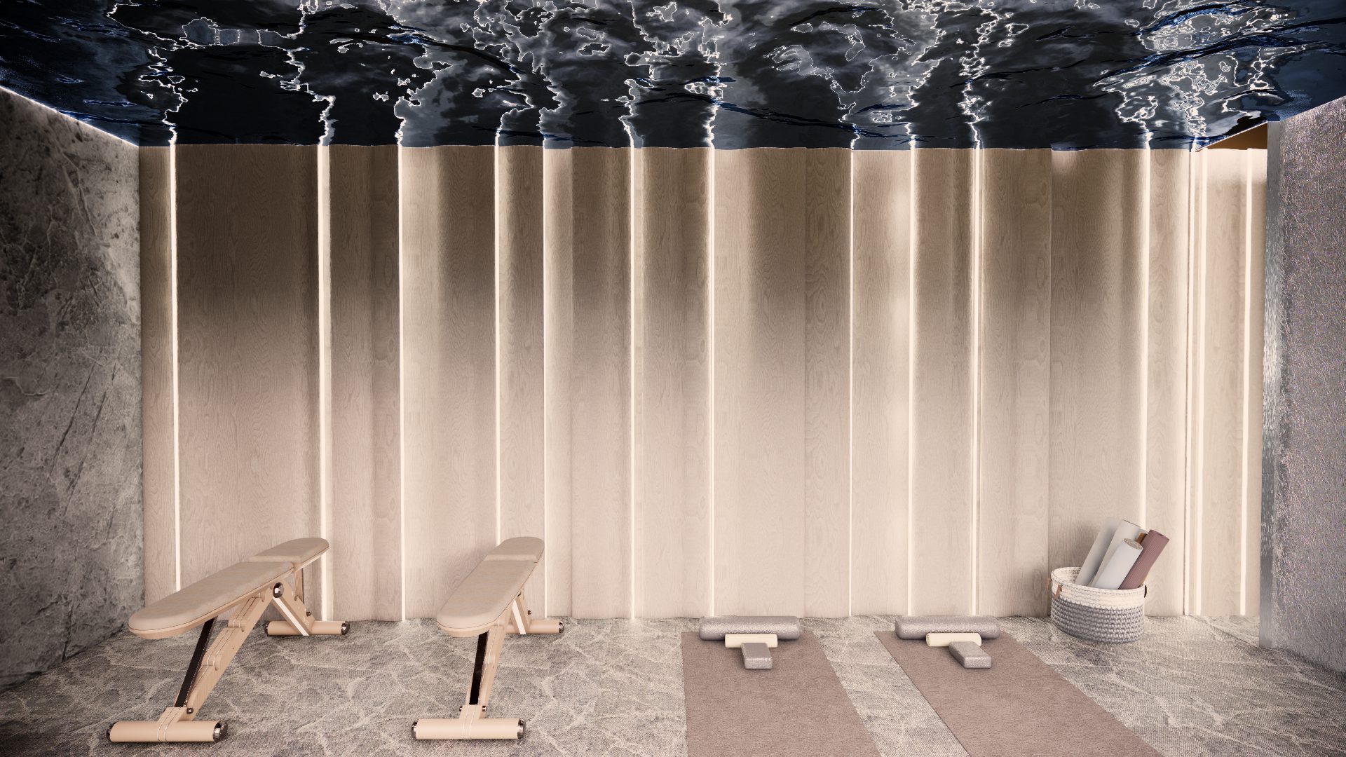 siłownia i spa Projektowanie wnętrz Warszawa